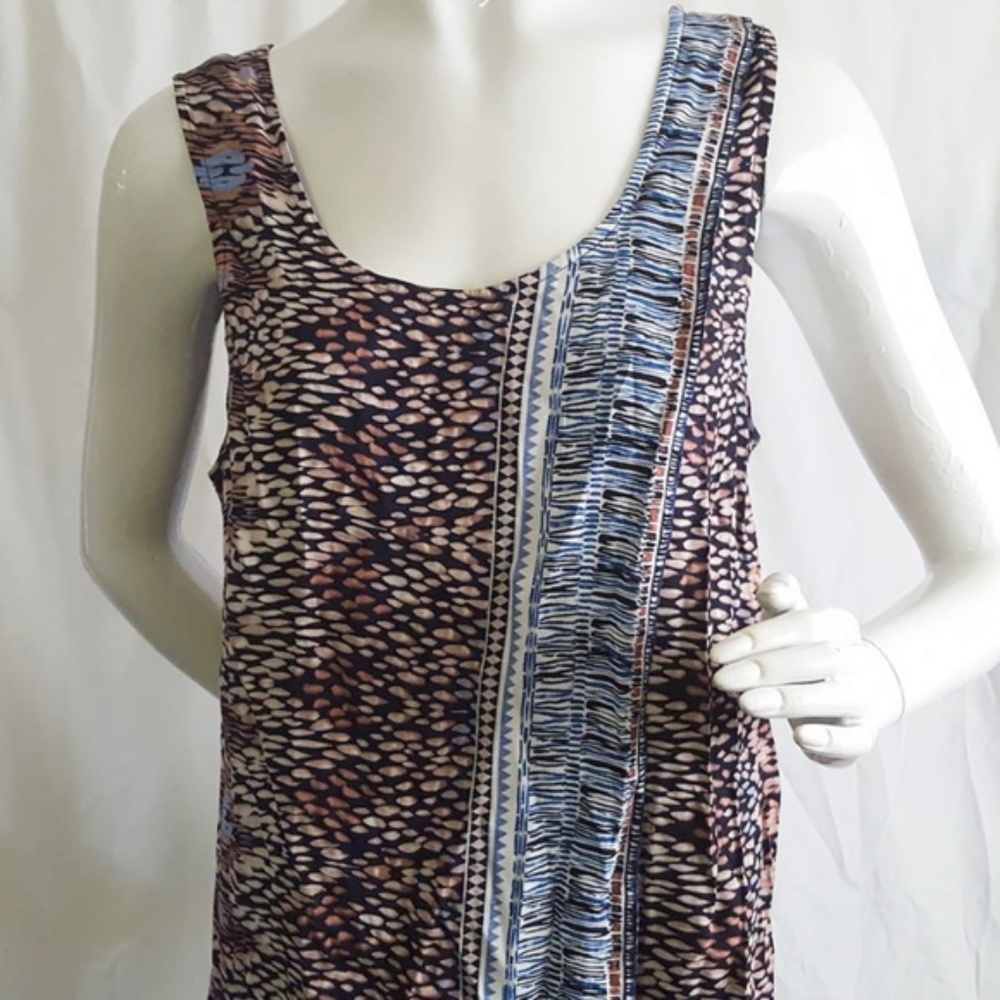 SOLD! NIC + ZOE Sleeveless Blouse Top Multicolor L